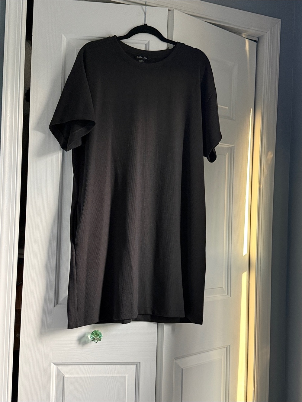 Athleta Gray Ribbed Dress